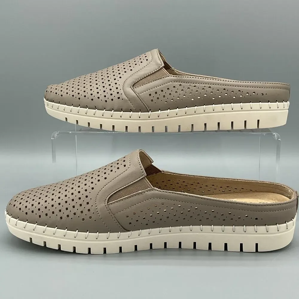 NEW Bella Vita Women’s Refresh Athleisure Mules Gray Size 9.5W